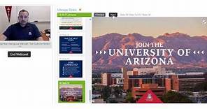 University of Arizona Undergraduate International Admissions Presentation