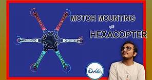 Hexacopter F550-Frame Motor & Esc Mounting Good Way ||Dji N3|| PART-2 @DevSky