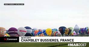 Video. Record mundial en la bienal de globos aerostáticos en Lorraine, Francia