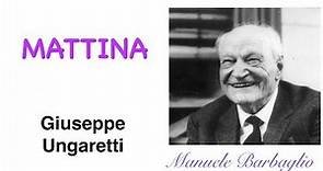MATTINA (Giuseppe Ungaretti)