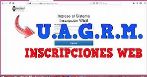 inscripciones web - UAGRM (Universidad)