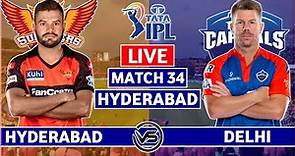 Sunrisers Hyderabad vs Delhi Capitals Live Scores | SRH vs DC Live Scores & Commentary | 2nd Innings