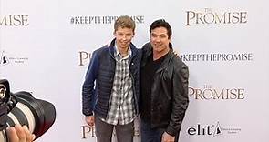 Dean Cain and Christopher "The Promise" Premiere Red Carpet