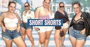 Plus Size Shorts Lookbook (Size 16)