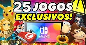 25 Jogos Exclusivos do Nintendo Switch! Guia de Jogos para donos de Nintendo Switch