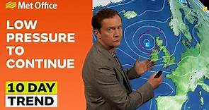 10 Day Trend 26/07/2023 – Low pressure in control - Met Office Weather Forecast