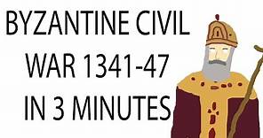 Byzantine Civil War 1341-47 | 3 Minute History