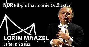 Lorin Maazel dirigiert Barber und Strauss (1986) | NDR Elbphilharmonie Orchester