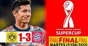 Borussia DORTMUND vs BAYERN Múnich 1-3 ➤ GOLES 🏆 Final DFL Supercup 2021 [RESUMEN Supercopa ALEMANA]