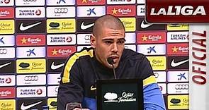 Valdés explica su decisión de marcharse del FC Barcelona