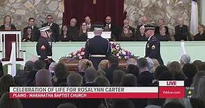 Rosalynn Carter celebration of life | Full service