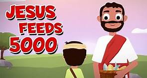 Jesus feeds 5000 | Bible Stories with Sarah & Simon | Animated Bible Story for Kids