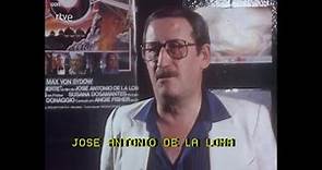 José Antonio de la Loma ENTREVISTA! en Bla, bla, bla (1982)