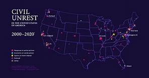 Mapping Civil Unrest in the United States (2000–2020)