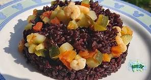 Ricetta: Insalata di riso nero venere con gamberi e zucchine surgelati