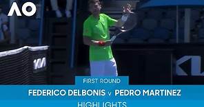 Federico Delbonis v Pedro Martinez Highlights (1R) | Australian Open 2022