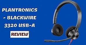 Plantronics - Blackwire 3320 USB-A - Wired, Dual-Ear (Stereo) Headset with Boom Mic Review