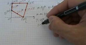 Teorema de Varignon: demostración y caso práctico con coordenadas