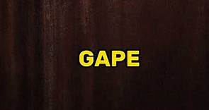 What Does gape Means || Meanings And Definitions With gape in ENGLISH