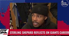 Sterling Shepard Reflects on Giants Career