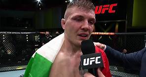 Marvin Vettori Octagon Interview | UFC Vegas 41