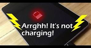 Tablet or phone not charging? What might be wrong and how to fix it!