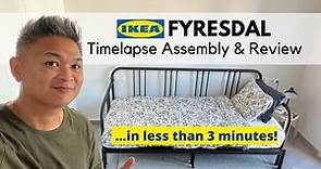 IKEA Fyresdal Daybed (Timelapse Assembly and Review) Moving to Spain