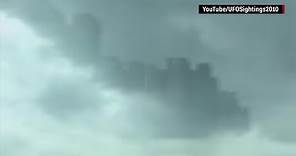 Floating city in the clouds: Fake or fata morgana?