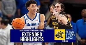 Wichita State at Memphis: College Basketball Extended Highlights I CBS Sports