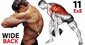 11 BEST BACK EXERCISES TO GET WIDE DORSAL 🎯