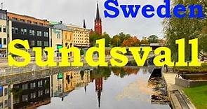 Walking around Sundsvall (Sweden) || Прогулка по осеннему Сундсваллю (Швеция)