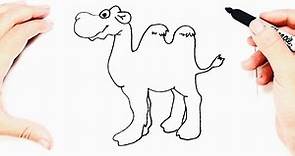 Cómo dibujar un Camello para niños | Dibujo de Camello paso a paso