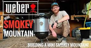How To Make a Mini Weber Smokey Mountain Smoker | Weber Smokey Joe Premium