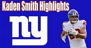 NY Giants: Kaden Smith 2019 Highlights