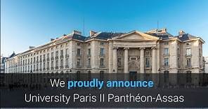 Get your Law degree in 3 years | Apply NOW to University Paris II Panthéon-Assas in Dubai, UAE