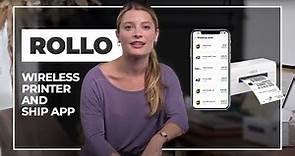 Rollo Wireless Printer and Rollo Ship App