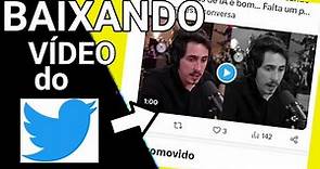 como baixar vídeo do Twitter é simples 2024