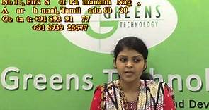 Greens Technology, Adyar - Monica - Linux - Students testimonial