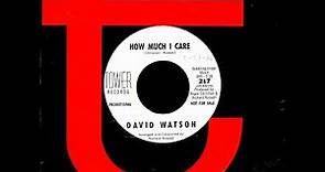 David Watson - HOW MUCH I CARE (1966)