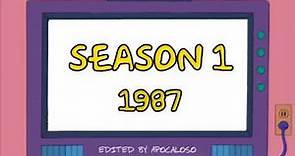 The Simpsons SEASON 1 EPISODE 1 1987