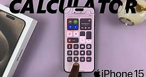 How To Add / Remove Calculator From Control Centre On iPhone 15 & iPhone 15 Pro