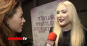 Hayley Hasselhoff Interview | Taylor Spreitler’s 21 In The City | Red Carpet