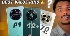 Realme P1 vs Realme 12 Plus vs Realme Narzo 70 Pro - The Best 5G Phone Under 20000 😲