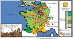 La Guerre des Gaules, cartographie historique 6ème histoire