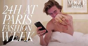 24 hours of Fashion Week with Lucky Blue Smith for Balmain | Vogue Hommes