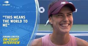 Sorana Cirstea On-Court Interview | 2023 US Open Round 4