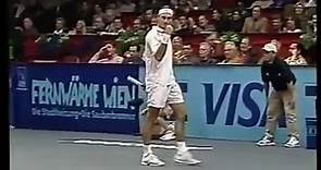 Vienna 2002 Roger Federer vs Jiri Novak