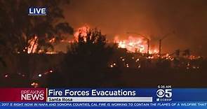 Massive Wildfire Forces Evacuations In Santa Rosa