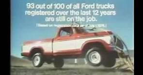 1978 Ford Truck Commercial