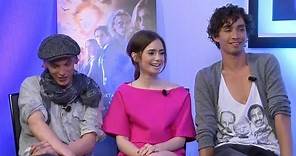Jamie Campbell Bower, Lily Collins and Robert Sheehan - The Mortal Instruments: City of Bones